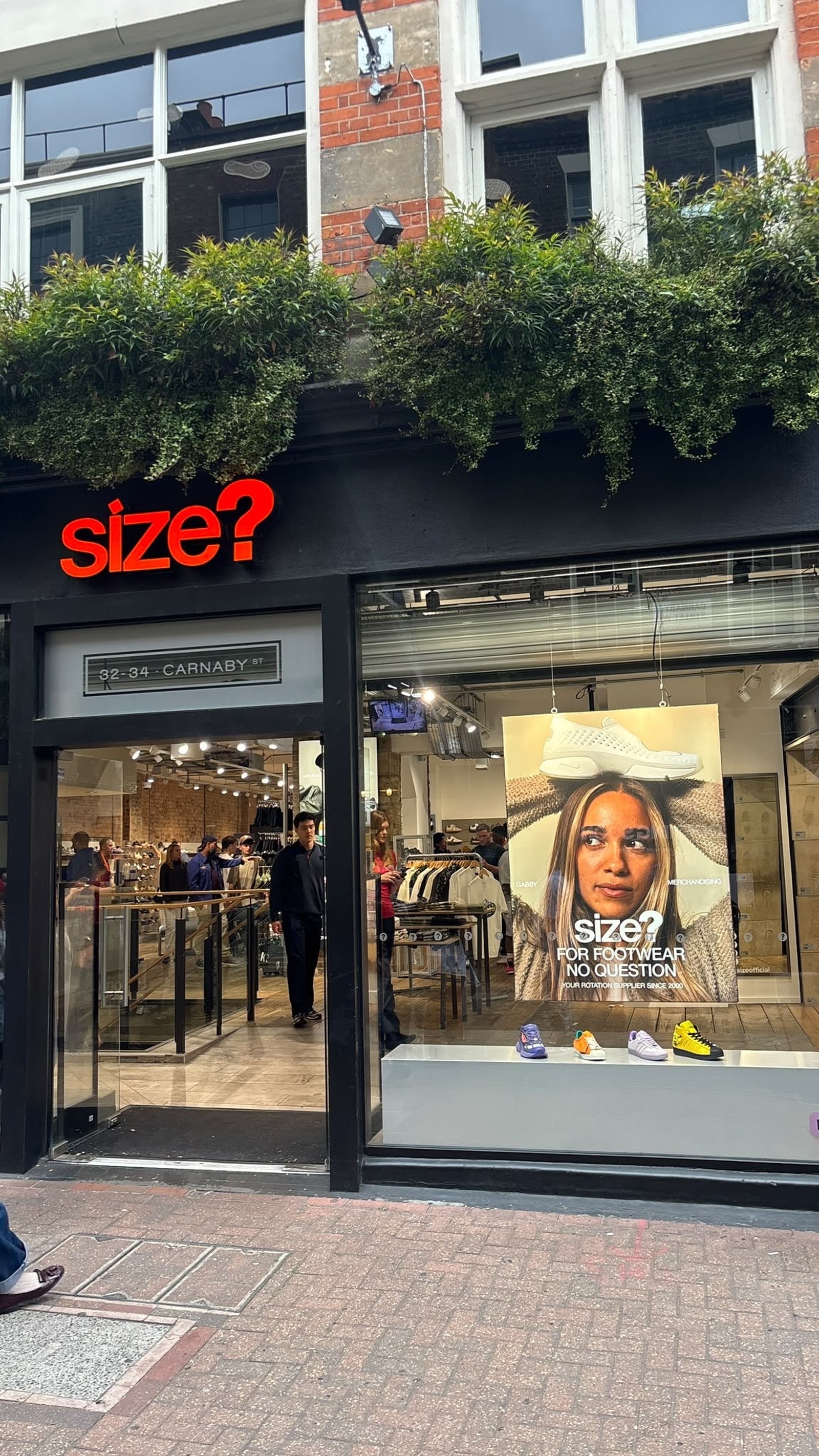 Size? Awareness Campaign POS in London, UK