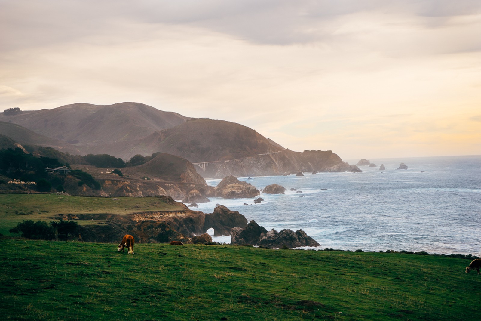 A coast in California