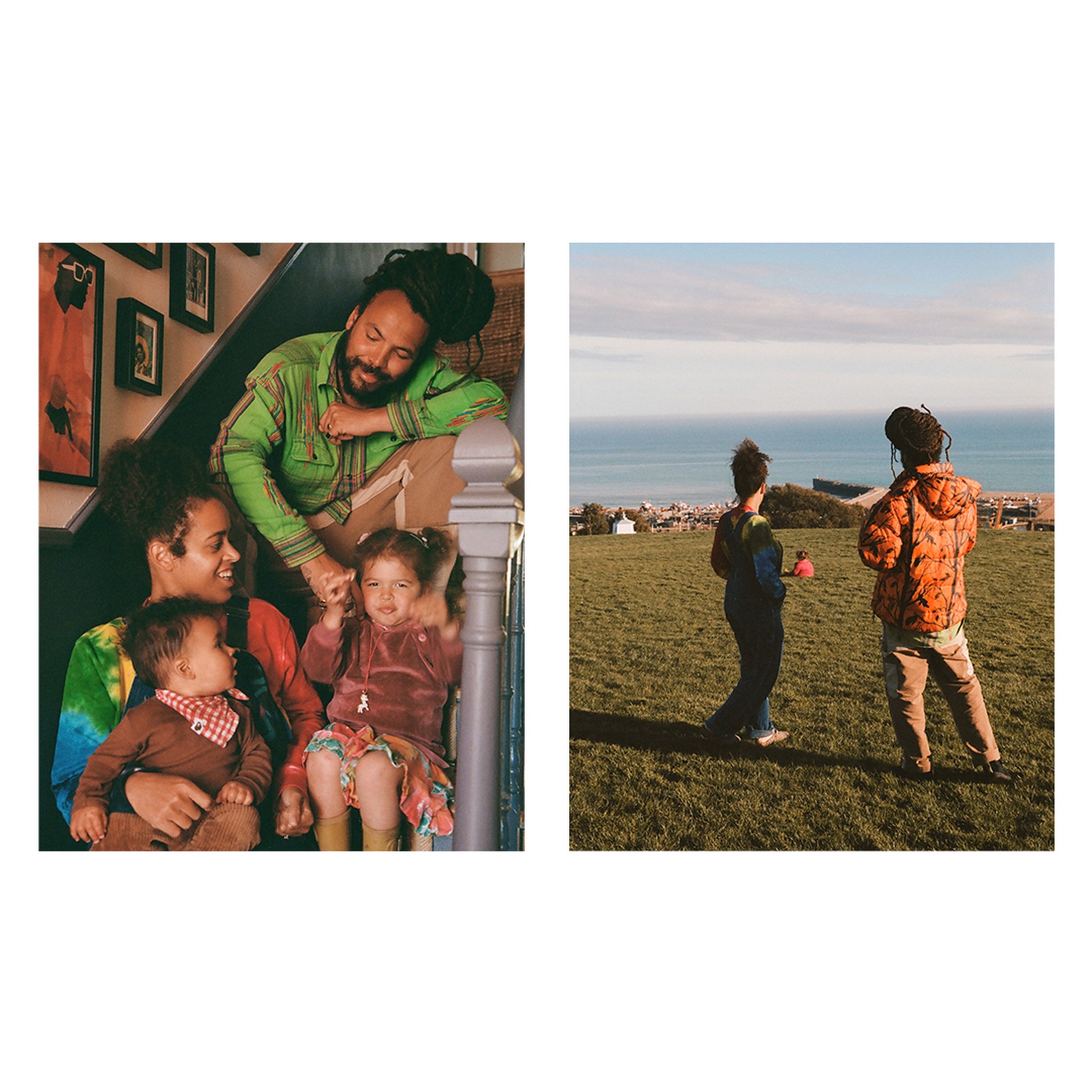Plank Hardware campaign shot with three families across the south of the UK. 