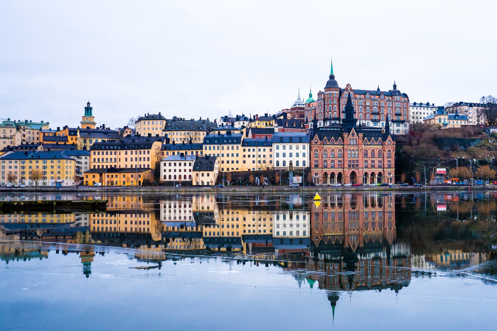 Sodermalm, view from Gamla Stan. Stockholm, Sweden