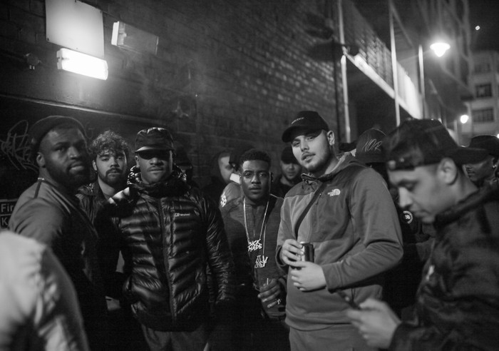 Bugzy Malone, Mist and Jaykae in Manchester, 2017