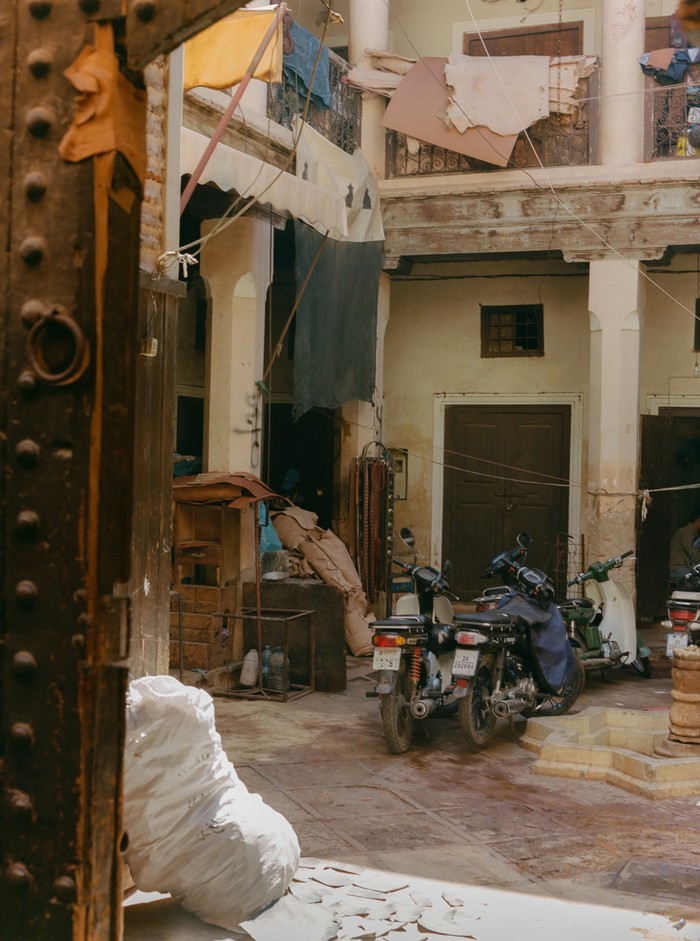 Leather goods workshop, Marrakech
